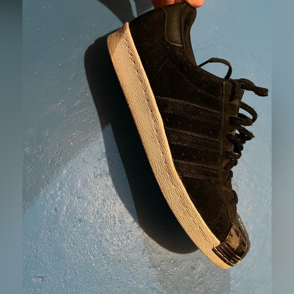 ADIDAS SUPERSTAR 80S METAL TOE PONY HAIR BLACK - Picture 12 of 14